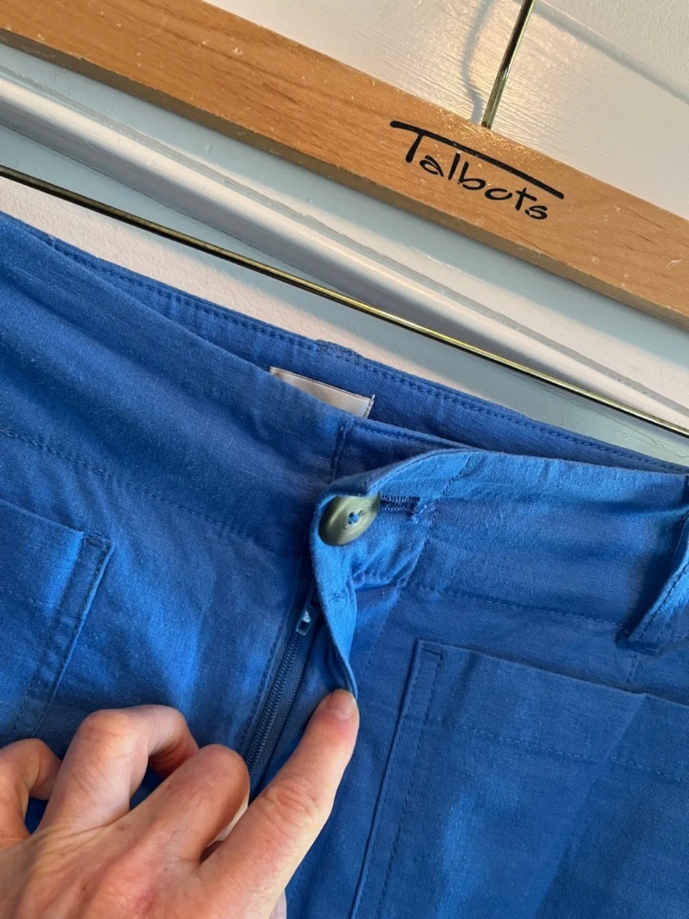 Anthropologie x Maeve Colette Linen Edition Full Length Size 28 NWT READ - Picture 7 of 12